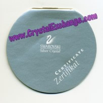 Swarovski Certificate 1995 to 2000
